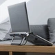 Функциональная подставка для ноутбука + HUB Acefast E5 PLUS USB-C Space Gray - изображение 7