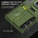 Ударостійкий чохол Camshield Army Ring для Samsung Galaxy S21 Оливковий / Army Green - изображение 2