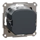 Світлорегулятор поворотний ЛЕД димер RC 370Вт Asfora Schneider Electric антрацит EPH6800171 - зображення 4