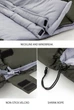 Спальный мешок Naturehike NH20MSD07 Envelope style U250 Upgraded army green - изображение 9