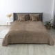 Покрывало ТЕП Velour Ромб круглый Капучино Полуторное 150х210 см Двустороннее Полиэстер (2000008658171/4-00515_22383) - изображение 1