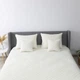 Покрывало ТЕП Velour Ромб круглый 150x210 см Молочное (4-00515_22466) - изображение 6