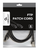 Patchcord Gembird RJ45 FTP Cat 6 czarny 2 m (PP6-2M/BK) - obraz 2