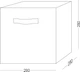 Ящик для хранения MBM HOME TH-08 LIGHT GRAY Светло-серый - изображение 3