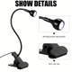 Настільна USB UV/LED ( УВ )лампа, гнучка на прищіпці для сушіння гель-лаку , гелевих тіпс - изображение 4