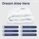 Ковдра антибактеріальна просочена екстрактом ALOE VERA Двоспальний розмір 180х210 см - зображення 1