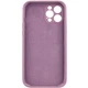 Чехол Silicone Case Full Camera Protective (AA) NO LOGO для Apple iPhone 12 Pro Max (6.7") Лиловый / Lilac Pride Без бренда - изображение 4