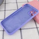 Чехол Silicone Case Full Camera Protective (AA) NO LOGO для Apple iPhone 12 Pro Max (6.7") Сиреневый / Dasheen Без бренда - изображение 2