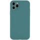 Чехол Silicone Case Full Camera Protective (AA) NO LOGO для Apple iPhone 12 Pro Max (6.7") Зеленый / Pine green Без бренда - изображение 1