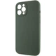 Чехол Silicone Case Full Camera Protective (AA) NO LOGO для Apple iPhone 12 Pro Max (6.7") Зеленый / Cyprus Green Без бренда - изображение 3