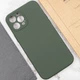 Чехол Silicone Case Full Camera Protective (AA) NO LOGO для Apple iPhone 12 Pro Max (6.7") Зеленый / Cyprus Green Без бренда - изображение 5