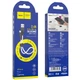 Дата кабель Hoco X21 Silicone Lightning Cable (0.25m) Чорно-білий - зображення 4