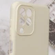 Противоударный чехол Silicone Cover Lakshmi Full Camera (A) для Samsung Galaxy M33 5G Песочный - изображение 5