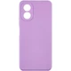 Силіконовий чохол Candy Full Camera для Oppo A78 4G Бузковий / Dasheen - изображение 1