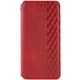 Кожаный чехол книжка GETMAN Cubic (PU) для Oppo A78 4G Red - изображение 1