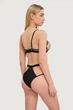 Комплект белья: бюстгальтер push-up и трусики бразилиана Jolidon 80B/L Чёрный (Black) (90627) - изображение 3