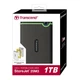 Жорсткий диск Transcend StoreJet 2.5" USB 3.1 1TB StoreJet 25M3 Iron Gray - зображення 2