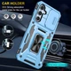 Ударостійкий чохол Camshield Army Ring для Samsung Galaxy A54 5G Блакитний / Light Blue - зображення 2