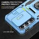 Ударостійкий чохол Camshield Army Ring для Samsung Galaxy A54 5G Блакитний / Light Blue - зображення 4