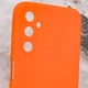 Силіконовий чохол Candy Full Camera для Samsung Galaxy A24 4G Помаранчевий / Orange - изображение 5