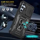 Ударостійкий чохол Camshield Army Ring для Samsung Galaxy A54 5G Чорний / Black - изображение 2