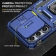 Противоударный Чехол Camshield Army Ring для Samsung Galaxy A54 5G Синий / Navy - изображение 6