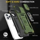 Ударопрочный чехол Camshield Army Ring для Apple iPhone 12 Pro / 12 (6.1") Оливковый / Army Green - 00000068270_4 - изображение 3