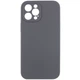 Чехол Silicone Case Full Camera Protective (AA) NO LOGO для Apple iPhone 12 Pro Max (6.7") Серый / Dark Gray Без бренда - изображение 1