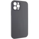 Чехол Silicone Case Full Camera Protective (AA) NO LOGO для Apple iPhone 12 Pro Max (6.7") Серый / Dark Gray Без бренда - изображение 2