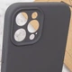 Чехол Silicone Case Full Camera Protective (AA) NO LOGO для Apple iPhone 12 Pro Max (6.7") Серый / Dark Gray Без бренда - изображение 6