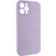 Чехол Silicone Case Full Camera Protective (AA) NO LOGO для Apple iPhone 12 Pro Max (6.7") Сиреневый / Lilac Без бренда - изображение 2