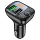 АЗП з FM-модулятором BOROFONE BC41 Eminency QC3.0 Car BT FM transmitter 18W Black 8525500090 (6974443382884) - изображение 5