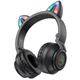Накладные беспроводные наушники BOROFONE BO18 Cat ear Черный - изображение 1