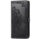 Кожаный чехол-книжка Epik Art Case с визитницей для Xiaomi Redmi Note 8T Черный - изображение 1