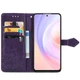 Кожаный чехол-книжка Epik Art Case с визитницей для Xiaomi Redmi Note 8T Фиолетовый - изображение 3