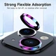 Захисне скло Metal Classic на камеру (у упак.) для Apple iPhone 15 (6.1") / 15 Plus (6.7") Бузковий / Rainbow - 00000065701_4 - изображение 4