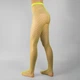 Колготки в среднюю сетку лимонные One Size - изображение 3