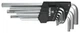 Topex 35D956 Ключi TOPEX шестиграннi HEX 1.5-10 мм, набiр 9 шт.*1 уп. - изображение 1