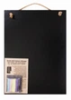 Доска для мела iTEM, черная, картонная, сухостираемая, А3, мел 5 шт.+ салфетка (iTEM070203\VТ) - изображение 1