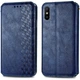 Кожаный чехол книжка GETMAN Cubic (PU) для Xiaomi Redmi 9A Синий - изображение 2