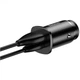 АЗП Baseus Square Metal PD 3.0 QC 4.0+ 30W USB + Type-C (CCALL-AS) (Чорний) - зображення 4