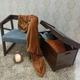 Деревянный Сундук-2 Скиф (деревянный ящик) орех 48х80х40 см - изображение 5