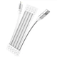 Дата кабель Hoco U103 Magnetic Absorption USB to Lightning (1m) White - изображение 3