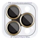 Защитное стекло Metal Classic на камеру (в упак.) для Apple iPhone 15 Pro (6.1") / 15 Pro Max (6.7") Золотой / Gold - изображение 1