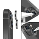 Захисне скло Metal Classic на камеру (у упак.) для Apple iPhone 15 (6.1") / 15 Plus (6.7") Чорний / Midnight - 00000065701_5 - зображення 4