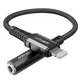 Переходник Acefast MFI C1-05 Lightning to 3.5mm aluminum alloy Black - изображение 1