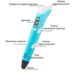 Набор для творчества 3Д ручка 3D Pen-6 c LCD дисплеем и планшетом - изображение 2