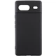 Чехол панель Soft-touch Silicone Black Case Full Camera для Google Pixel 8a Черный - изображение 1