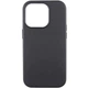 Чехол Leather Case с MagSafe для iPhone 13 Pro Max анимация Айфон 13 про макс Midnight - изображение 1