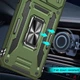 Противоударный чехол Camshield Army Ring для Apple iPhone 11 (6.1") Оливковый / Army Green - изображение 3